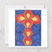 Kreuz-Magnetkarte Magneteinladung (Vorderseite)