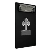 Kreuz Mini Klemmbrett (Schrägansicht)