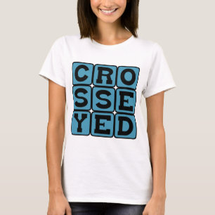 Kreuz-Mit Augen Esotropie T-Shirt