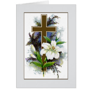 Kreuz mit Blume