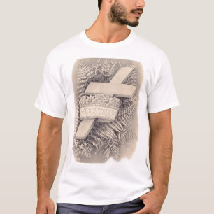 Kreuz mit Krone und Sieg T-Shirt