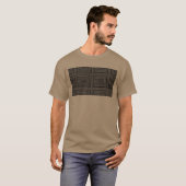 Kreuz-Muster-T-Shirt aus Kieselstein-Shirt T-Shirt (Vorne ganz)