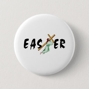 Kreuz Ostern Jesus Button
