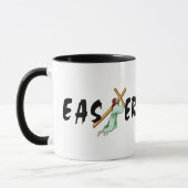 Kreuz Ostern Jesus Tasse (Links)