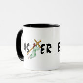 Kreuz Ostern Jesus Tasse (Vorderseite Links)