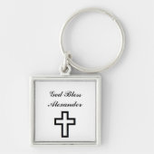 "Kreuz-" personalisierter Schlüsselanhänger (Vorne)