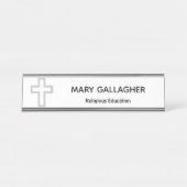 "Kreuz-" personalisiertes Namensschild (Vorderseite )