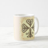 Kreuz Poker Kaffeetasse (VorderseiteRechts)