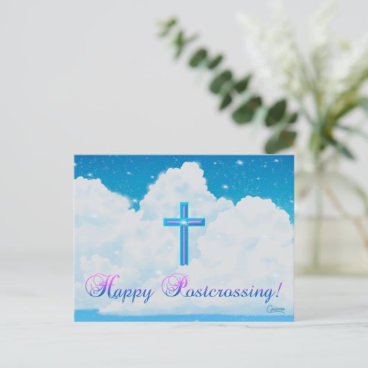 Kreuz - Postkarte (Stehend Vorderseite)