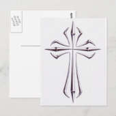 Kreuz Postkarte (Vorne/Hinten)