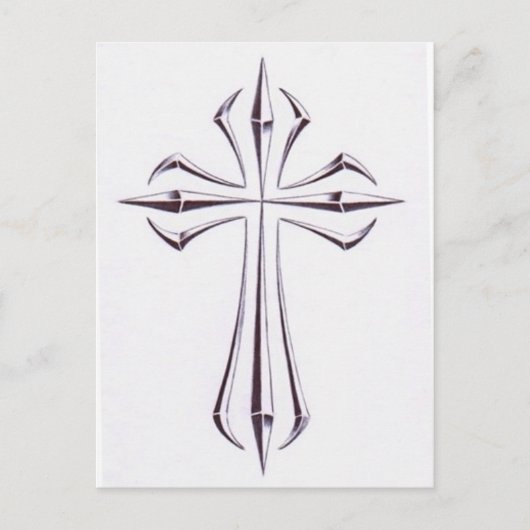 Kreuz Postkarte (Vorderseite)