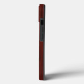 Kreuz: Redwood mit Ebossed White Pine Case-Mate iPhone Hülle (Rückseite / Links)