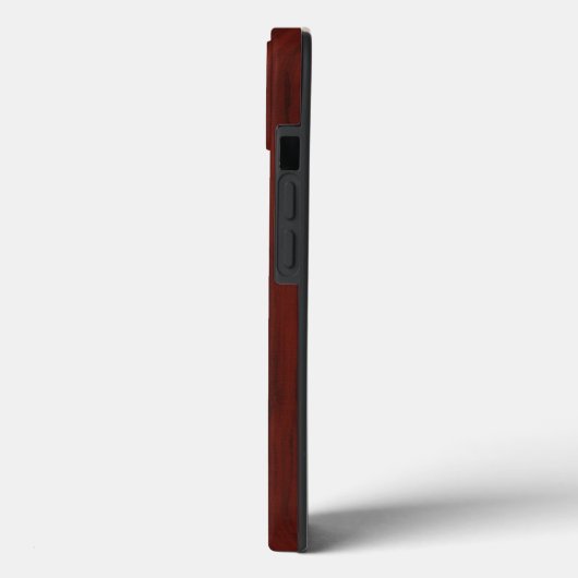 Kreuz: Redwood mit Ebossed White Pine Case-Mate iPhone Hülle (Rückseite / Links)