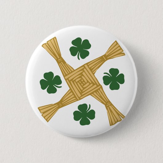 Kreuz St. Brigids Button (Vorderseite)