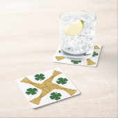 Kreuz St. Brigids Rechteckiger Pappuntersetzer (Vor Ort)