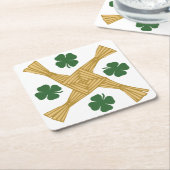 Kreuz St. Brigids Rechteckiger Pappuntersetzer (angewinkelt)