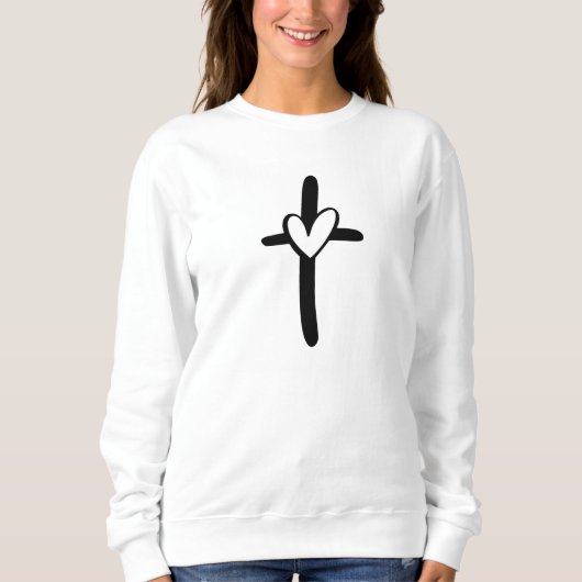Kreuz Sweatshirt (Vorderseite)