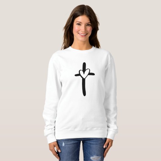 Kreuz Sweatshirt (Vorne ganz)