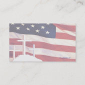 Kreuz u. Flagge BC w eagIe 5-10 Visitenkarte (Rückseite)