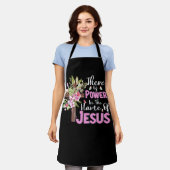 Kreuz und Blume Power im Namen von JES Schürze (Getragen)