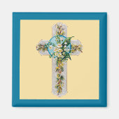 Kreuz und Blumen von 1910 Magnet (Vorne)