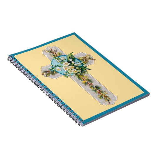 Kreuz und Blumen von 1910 Notizblock (Rechte Seite)