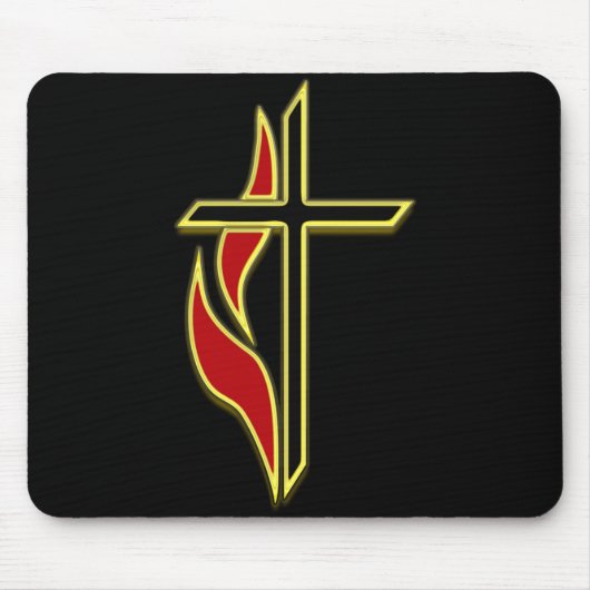 KREUZ UND FLAMME MOUSEPAD (Vorne)