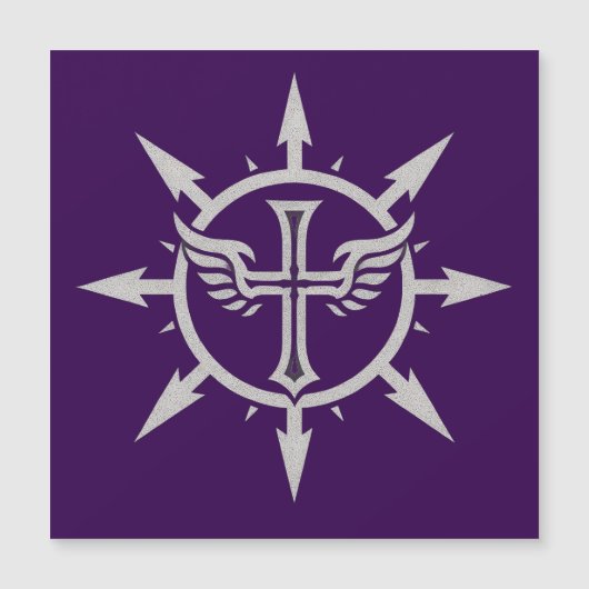 "Kreuz- und Flügel-Emblem" Magnet (Vorderseite)