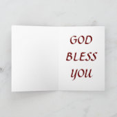 Kreuz und Heiliger Geist / Heiliger Geist Karte (Innenseite)