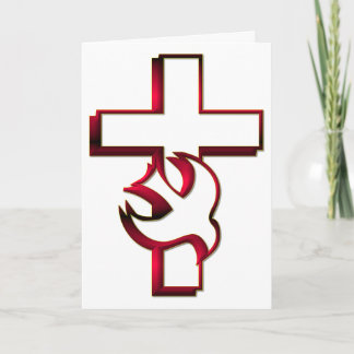 Kreuz und Heiliger Geist / Heiliger Geist Karte