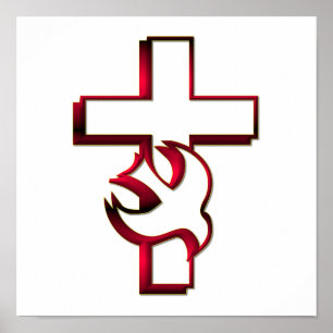 Kreuz und Heiliger Geist / Heiliger Geist Poster