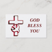 Kreuz und Heiliger Geist / Heiliger Geist Visitenkarte (Rückseite)