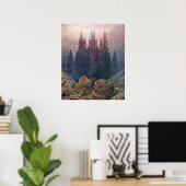 Kreuz und Kathedrale Caspar David Friedrich Poster (Heimbüro)