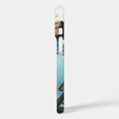 Kreuz- und Nautikanker im Wasser Case-Mate iPhone Hülle (Rückseite / Links)