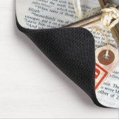 Kreuz- und Preisschild für die Bibel Mousepad (Ecke)