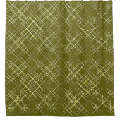 Kreuz und Quer Eleganz Duschvorhang (Vorderseite)