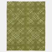 Kreuz und Quer Eleganz Fleecedecke (Vorderseite)