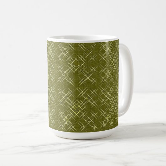 Kreuz und Quer Eleganz Kaffeetasse (VorderseiteRechts)