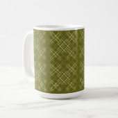 Kreuz und Quer Eleganz Kaffeetasse (Vorderseite Links)