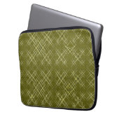 Kreuz und Quer Eleganz Laptopschutzhülle (Vorderseite Links)