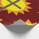 Kreuz und Sonnenschein Geschenkpapier