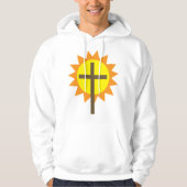 Kreuz und Sonnenschein Hoodie (Vorderseite)