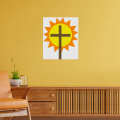 Kreuz und Sonnenschein Poster
