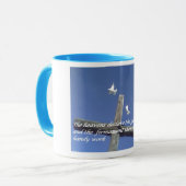 Kreuz und Tauben Tasse (Vorderseite Links)