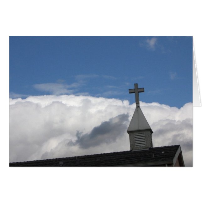 Kreuz und Wolken (Vorderseite (Horizontal))