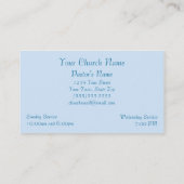 Kreuz- und Wolkenkirche Visitenkarte (Rückseite)