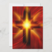 Kreuz unseres Herrn und Erretters, Jesus Christus Einladung (Rückseite)