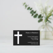 Kreuz Visitenkarte (Stehend Vorderseite)