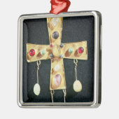 Kreuz, vom Torredonjimeno-Schatz Silbernes Ornament (Links)