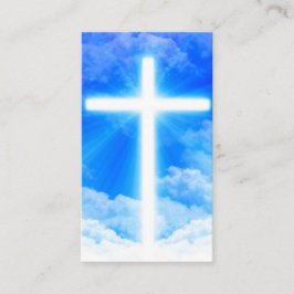 Kreuz von hellem kundengerechtem christlichem rabattkarte